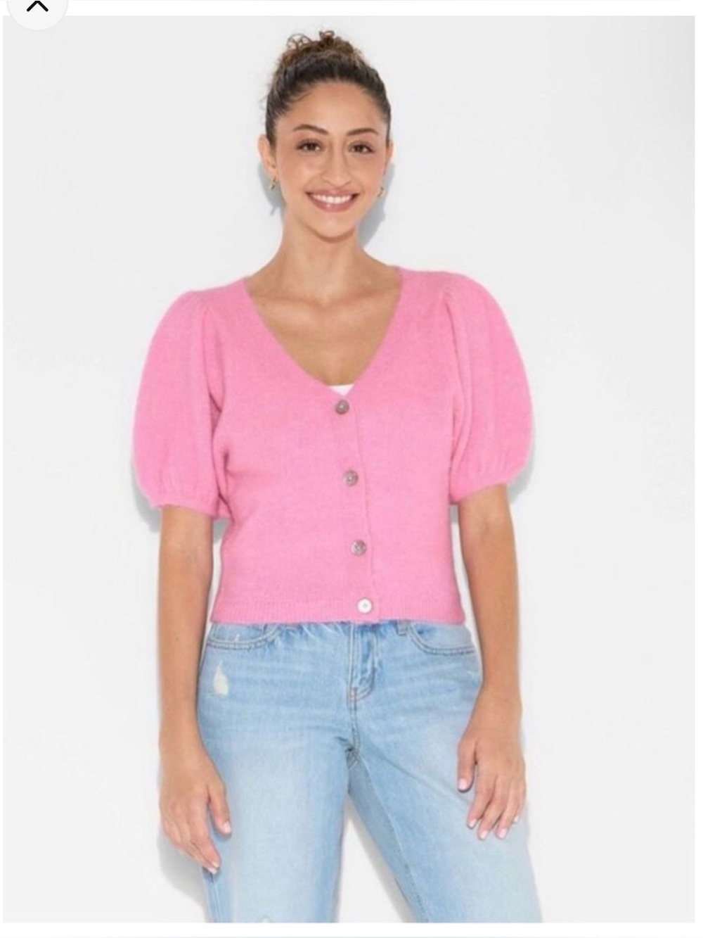 Wild Fable Rose Pink Cardigan Sweater
